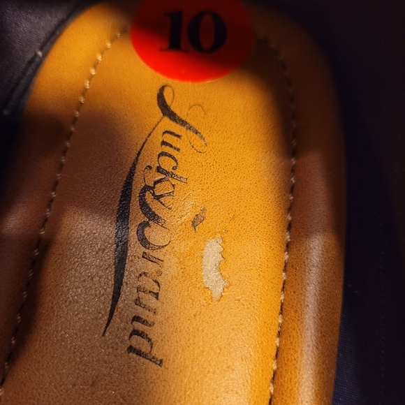 Lucky Brand Sz 10 Colorful Espadrille Flats Striped Canvas Jute Slip On Bohemian - Picture 8 of 11